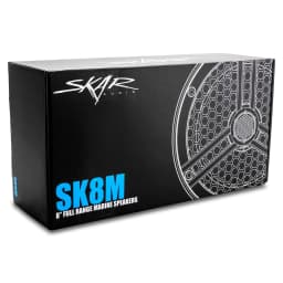 SK8M | Marine 8" Full Range 2-Way 500 Watt Speakers - White (Pair) - View 8