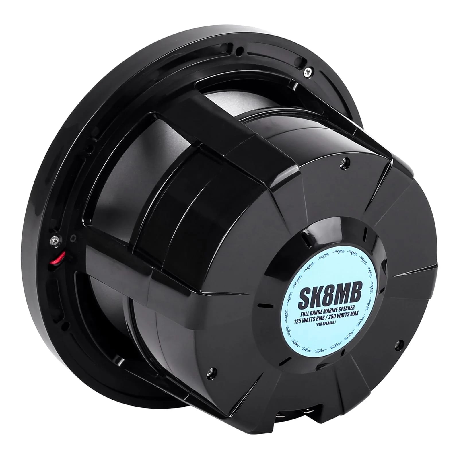 SK8MB | Marine 8" Full-Range 2-Way 500 Watt Speakers - Black (Pair) #4