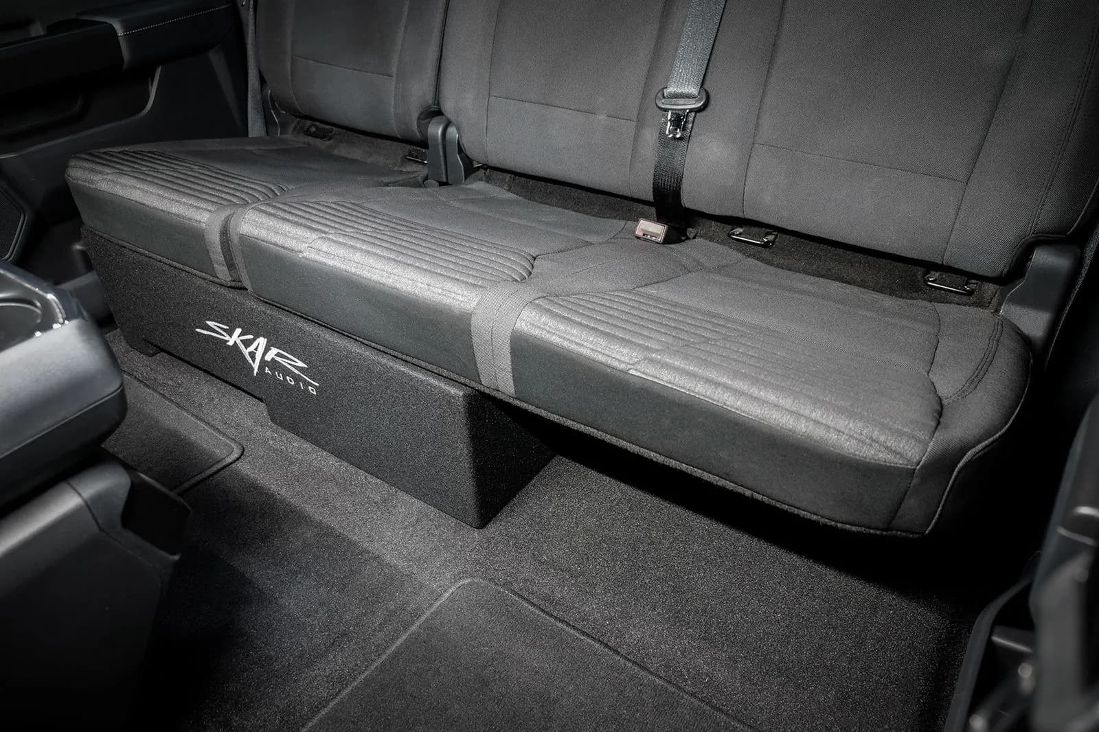 Featured Product Photo 8 for 2015-2026 Ford F-150 Super Crew Cab Compatible Single 10" Ported Subwoofer Enclosure