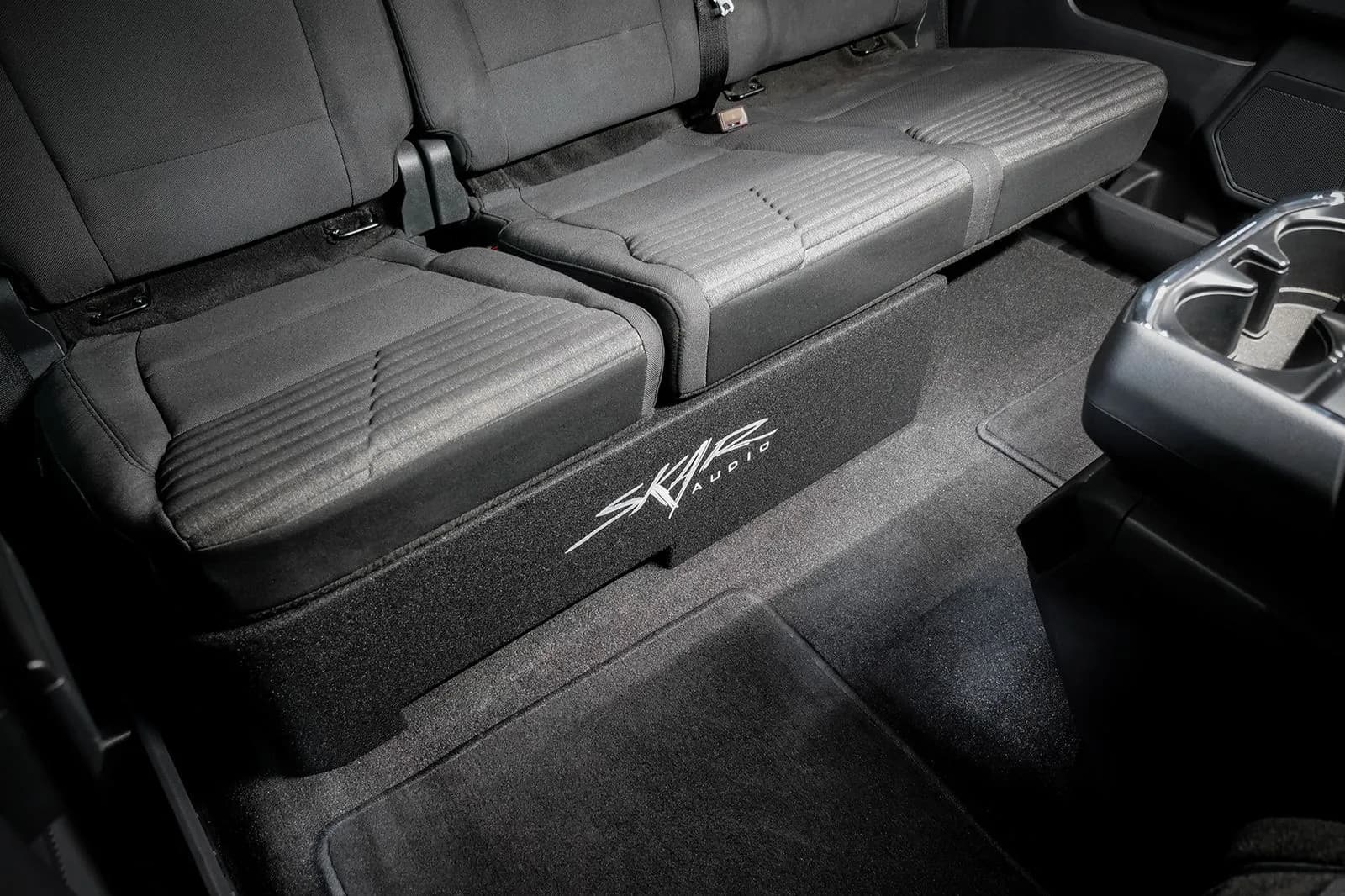 Featured Product Photo 9 for 2015-2026 Ford F-150 Super Crew Cab Compatible Single 10" Ported Subwoofer Enclosure