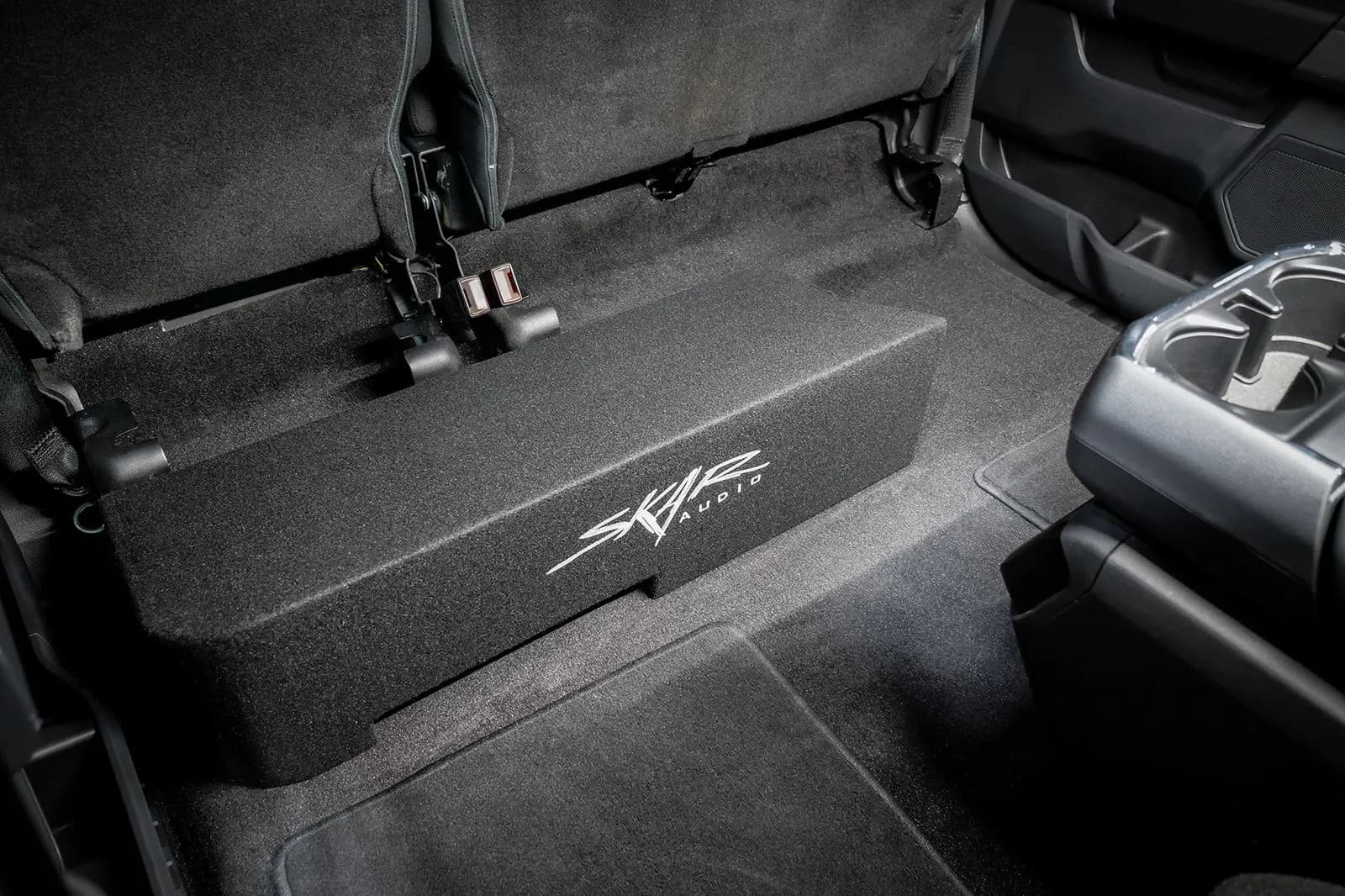 Featured Product Photo 10 for 2015-2026 Ford F-150 Super Crew Cab Compatible Single 10" Ported Subwoofer Enclosure