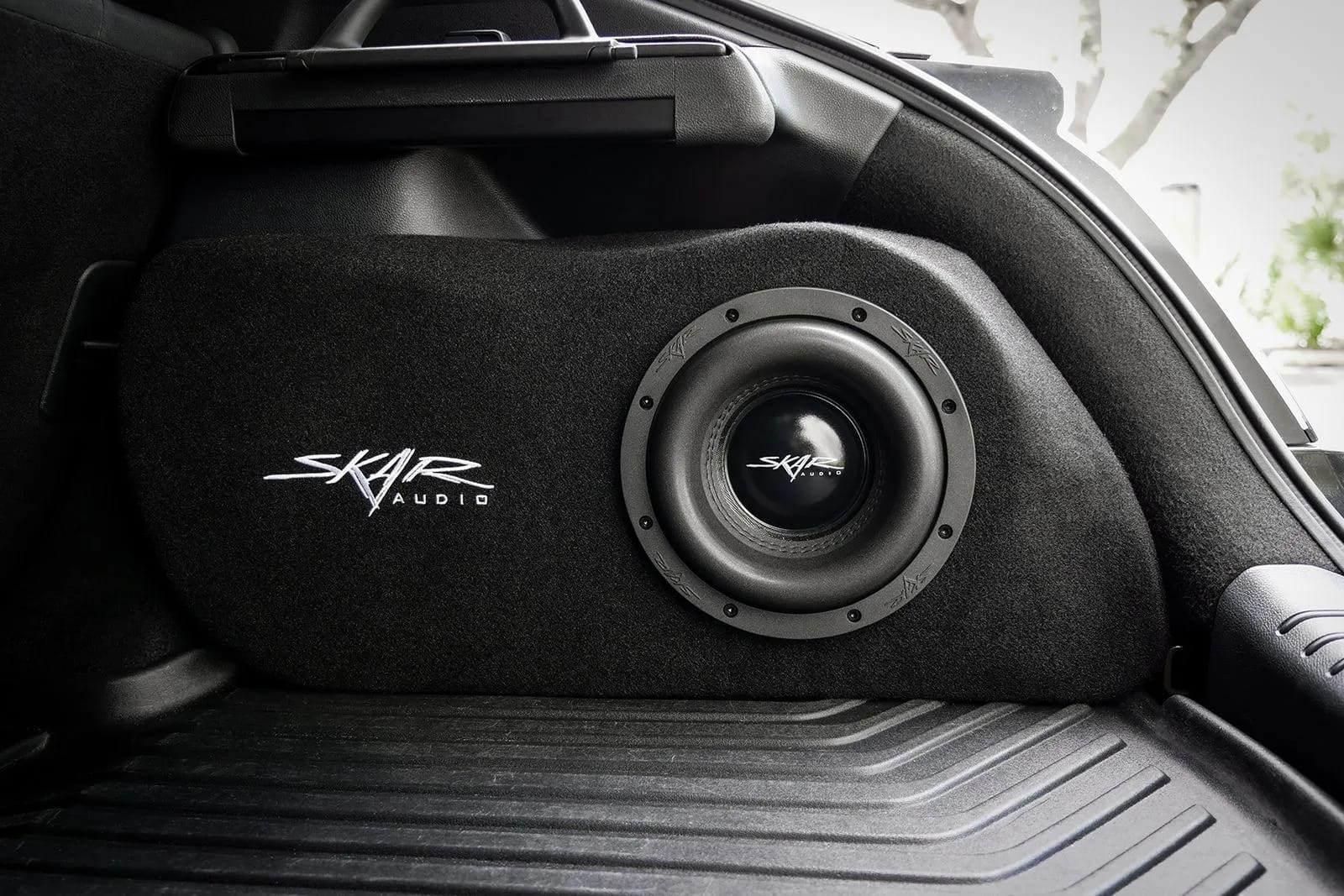 2017-2021 Honda Civic Hatchback Sport Compatible Single 8" Sealed Subwoofer Enclosure #9