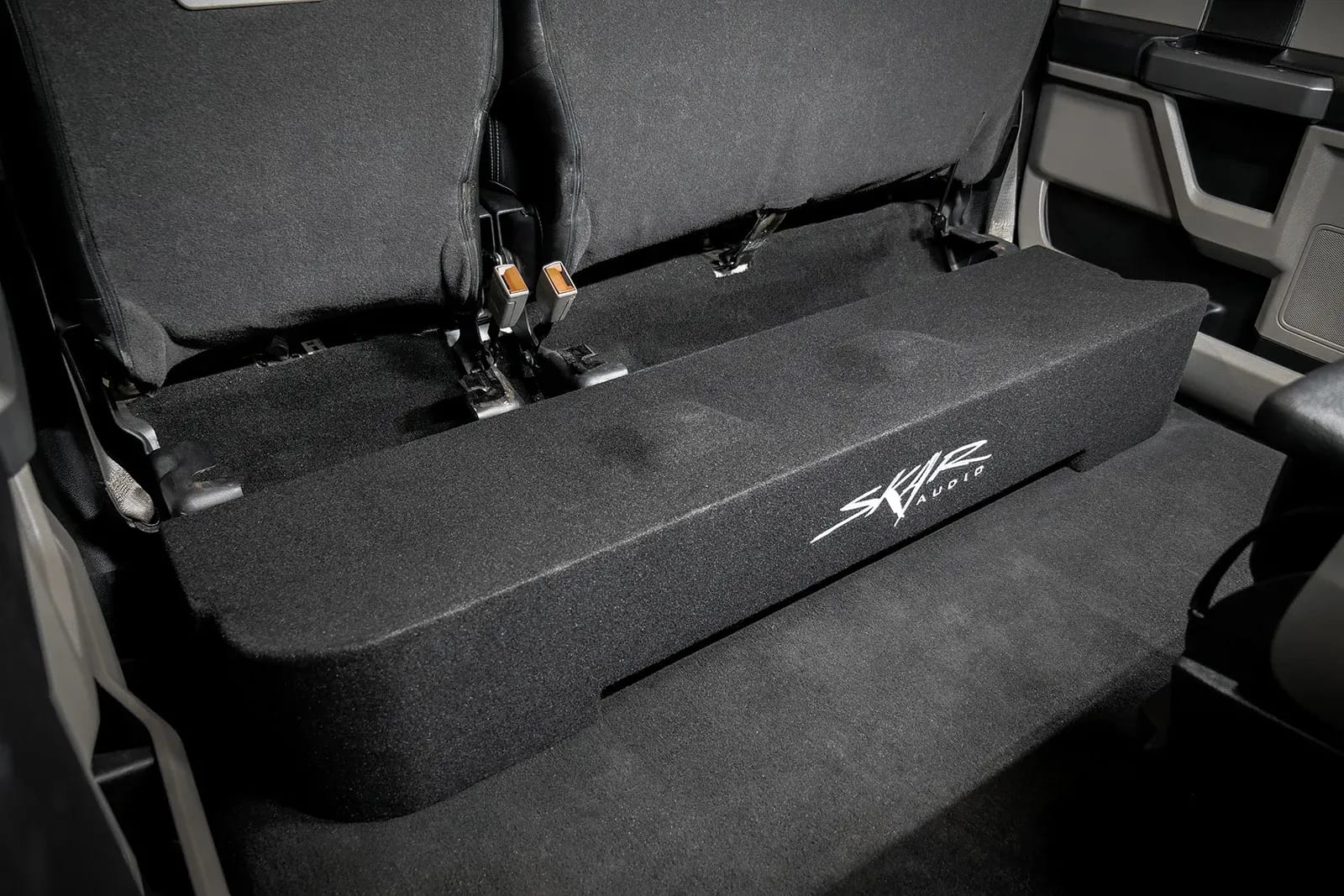 2017-2025 Ford Super Duty (F-250/350/450) SuperCrew Cab Compatible Dual 10" Ported Subwoofer Enclosure #11
