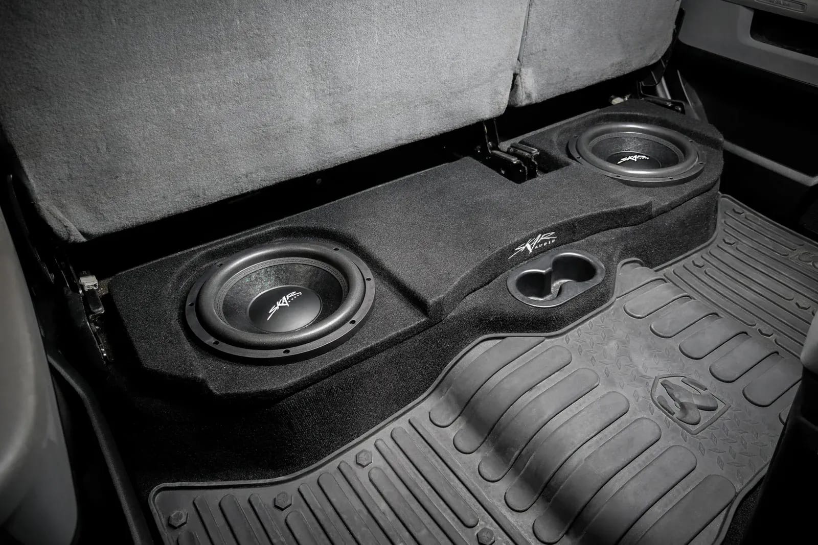 2002-2018 Dodge Ram Quad/Crew Cab Compatible Dual 10" Subwoofer Enclosure #8