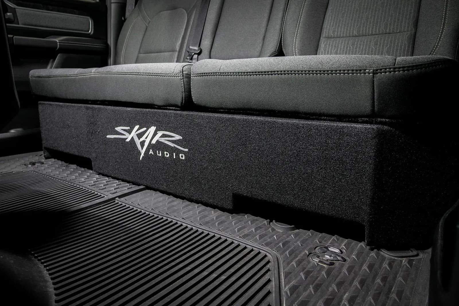 Featured Product Photo 9 for 2019-2025 Ram 1500 (5th Gen) Crew Cab Compatible Dual 10" Sealed Subwoofer Enclosure