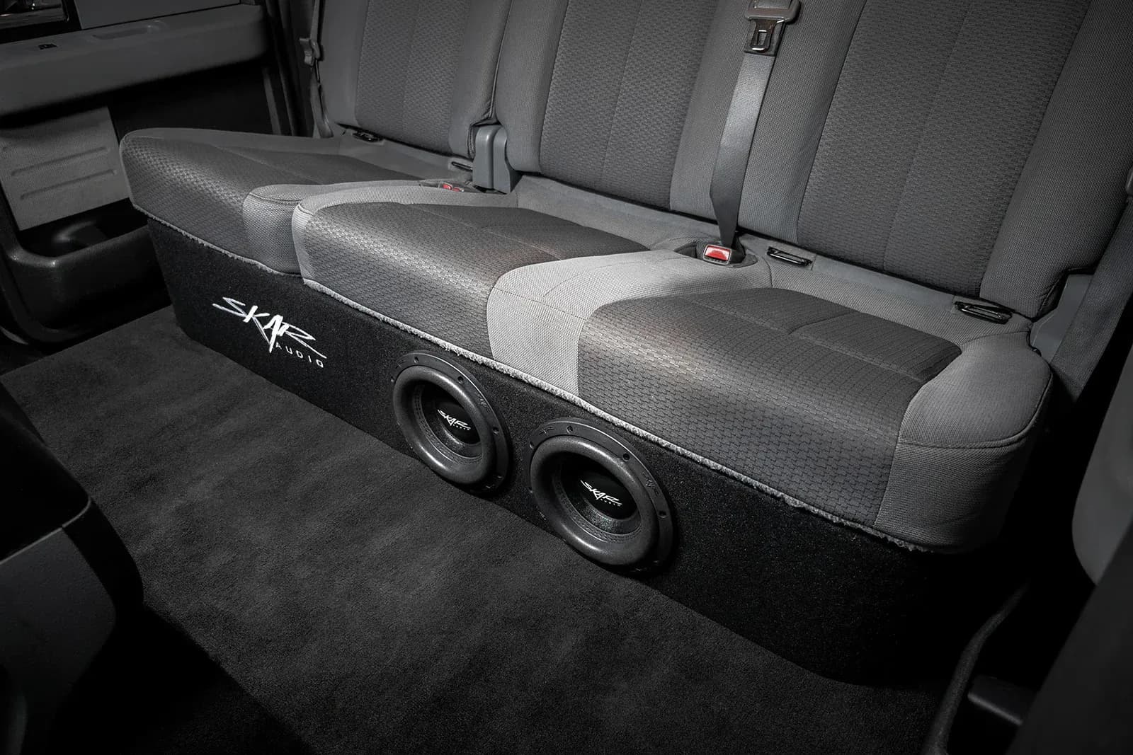 Featured Product Photo 7 for 2009-2014 Ford F-150 Super Crew Cab Compatible Dual 8" Ported Subwoofer Enclosure