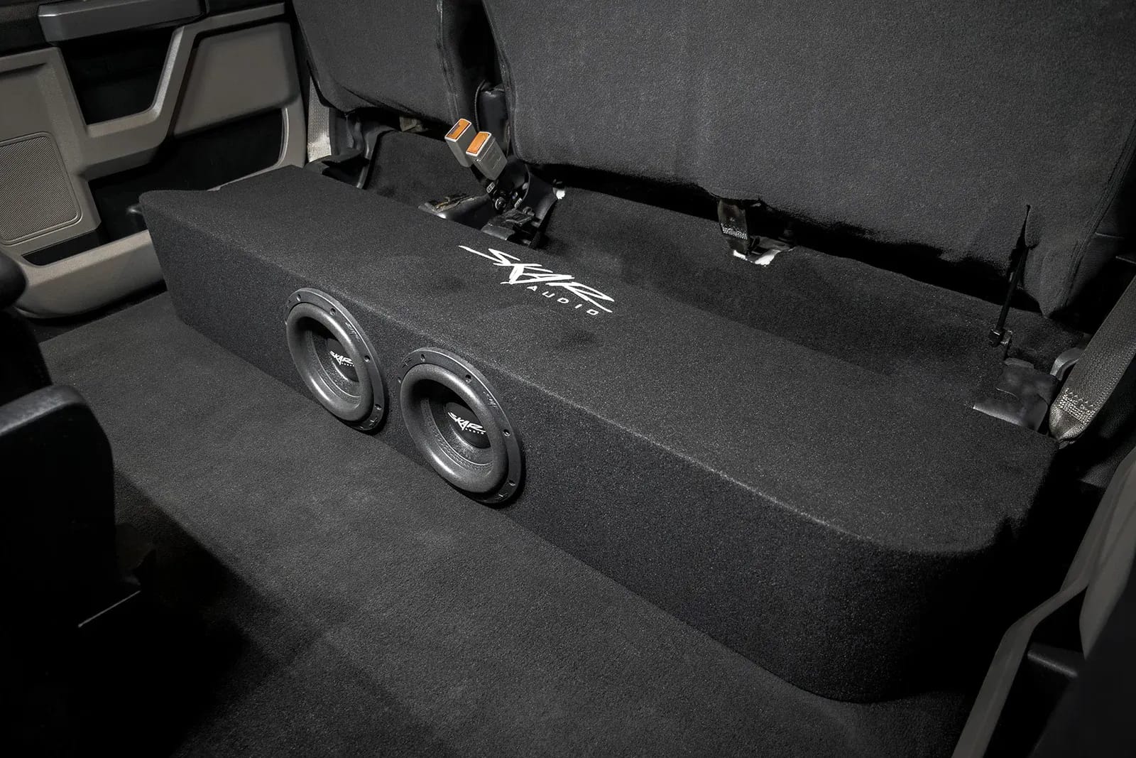 2017-2025 Ford Super Duty (F-250/350/450) SuperCrew Cab Compatible Dual 8" Ported Subwoofer Enclosure #11