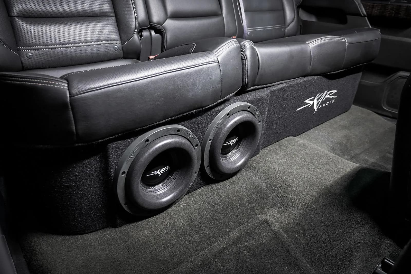 Featured Product Photo 8 for 2014-2018 Chevy Silverado & GMC Sierra Crew Cab Compatible Dual 8" Ported Subwoofer Enclosure