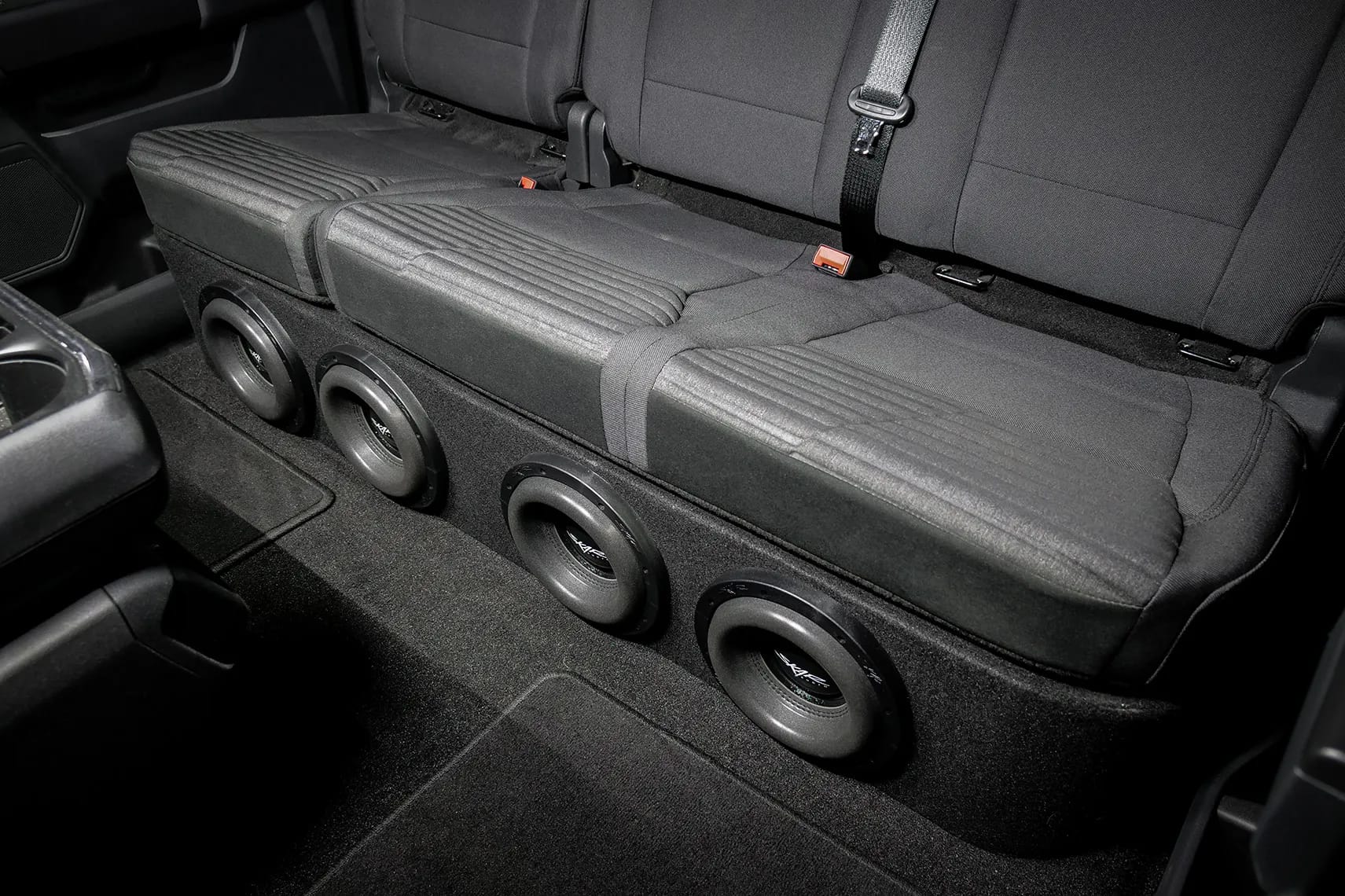 2015-2026 Ford F-150 Super Crew Cab Compatible Quad 8" Ported Subwoofer Enclosure #8