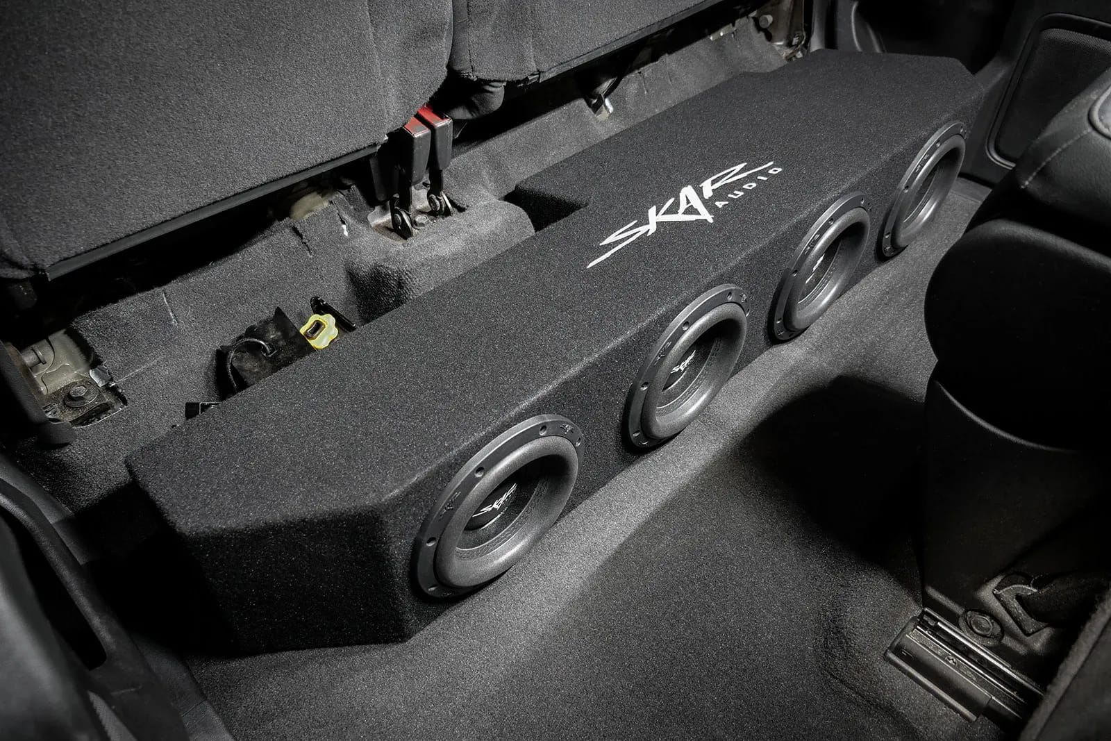 2019-2025 Chevy Silverado & GMC Sierra Double Cab Compatible Quad 8" Ported Subwoofer Enclosure #9