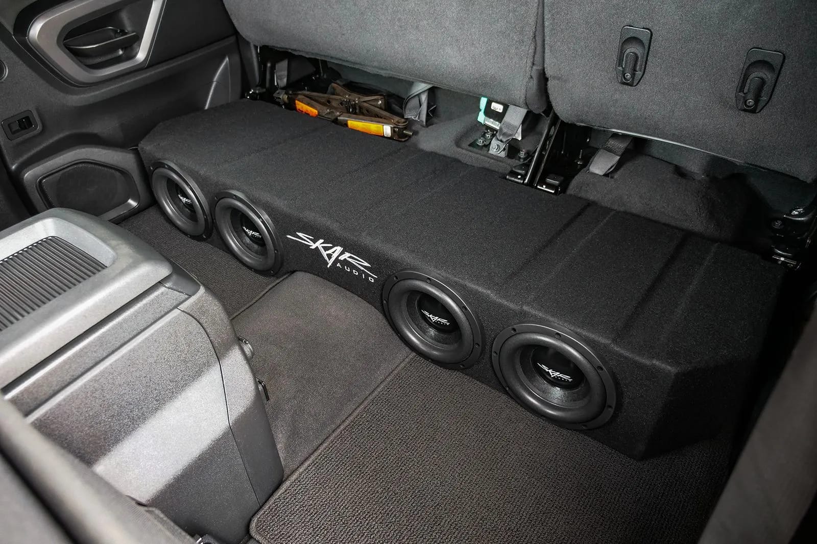 2004-2015 Nissan Titan Crew Cab Compatible Quad 8" Ported Subwoofer Enclosure #11