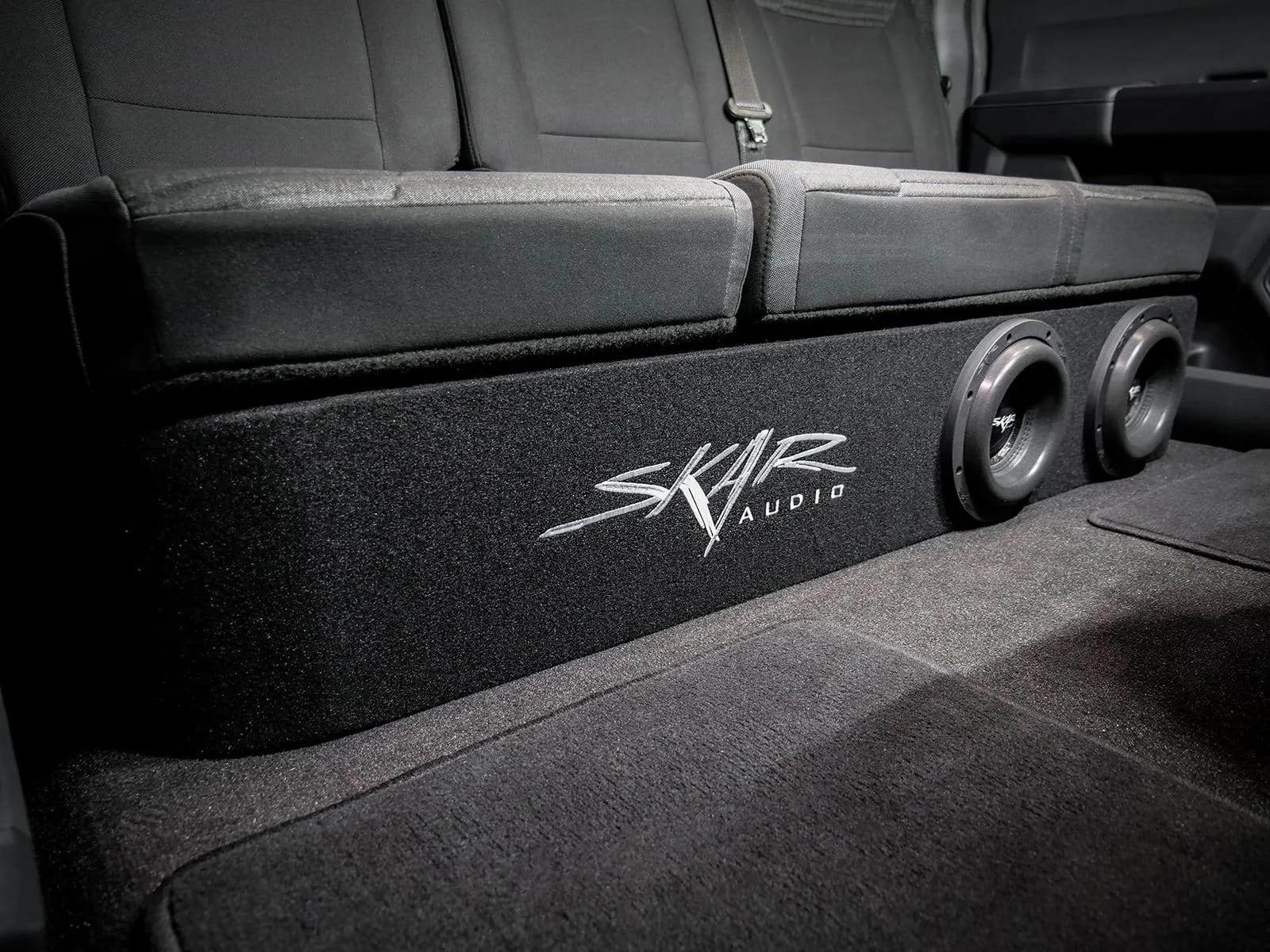 Dual 8" 2,400W Max Power Loaded Subwoofer Enclosure Compatible with 2015-2026 Ford F-150 Super Crew Cab Trucks #9