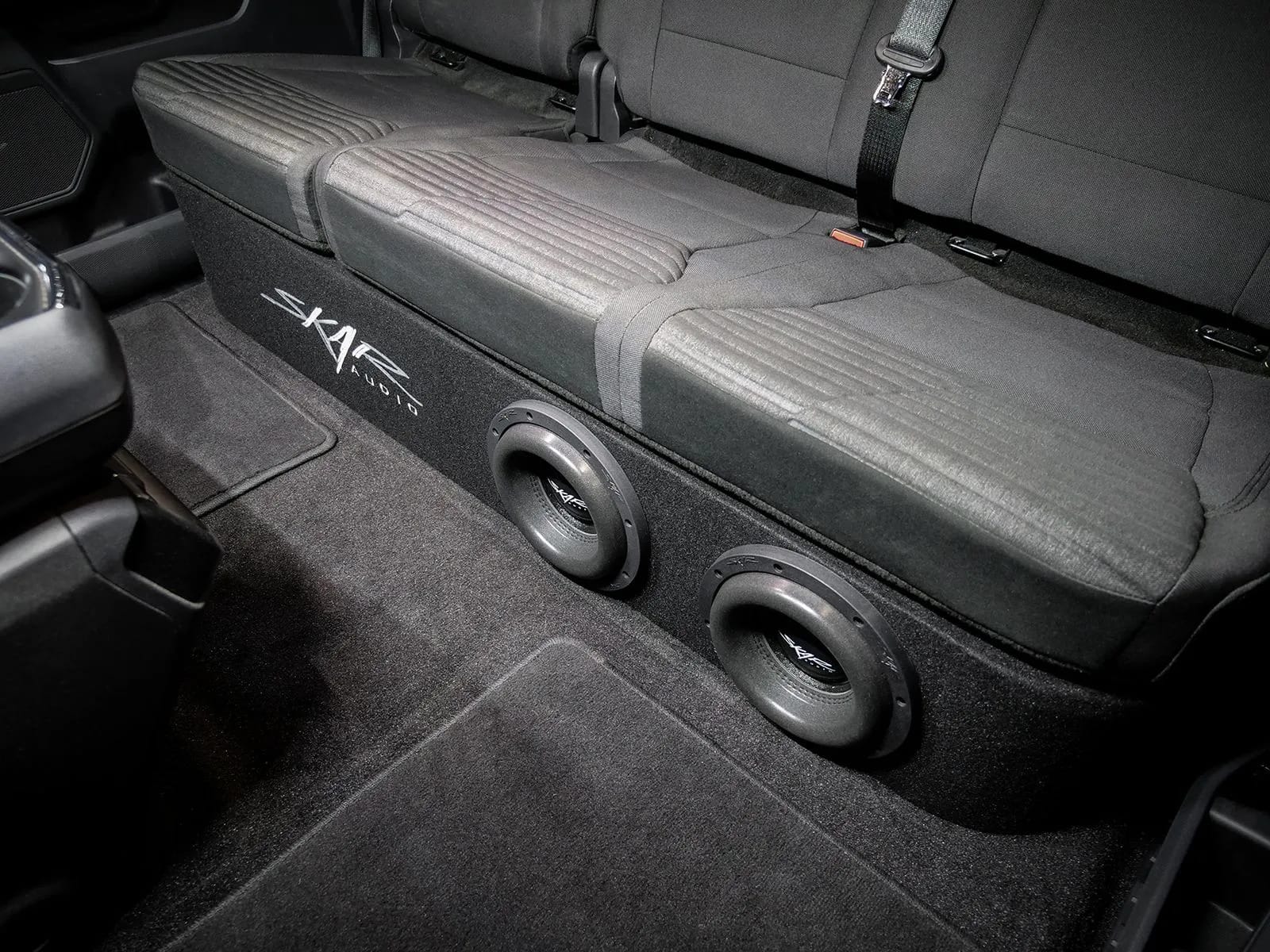 Dual 8" 2,400W Max Power Loaded Subwoofer Enclosure Compatible with 2015-2026 Ford F-150 Super Crew Cab Trucks #11