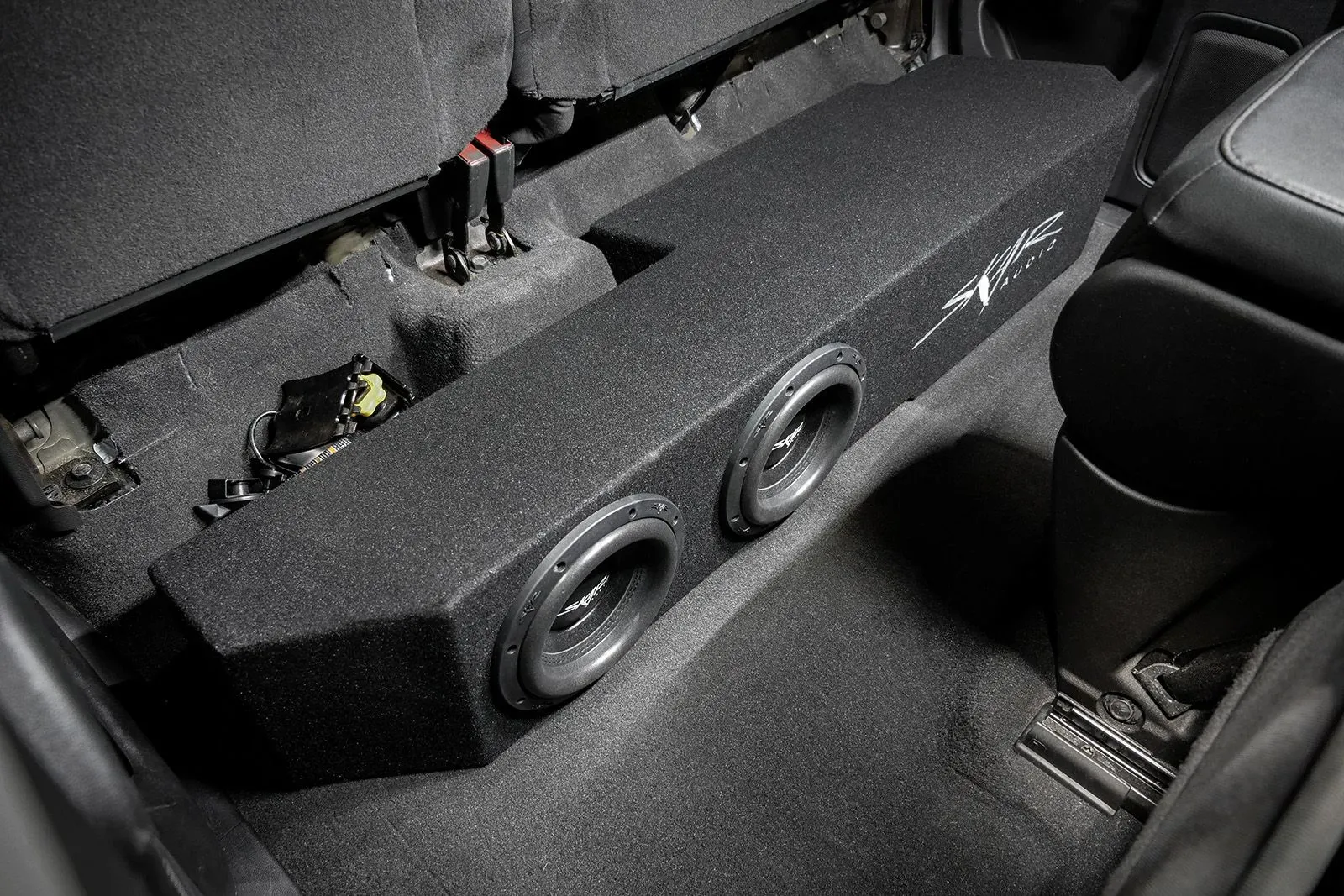 Dual 8" 2,400W Max Power Loaded Subwoofer Enclosure Compatible with 2019-2025 Chevrolet Silverado/GMC Sierra Double Cab Trucks #11