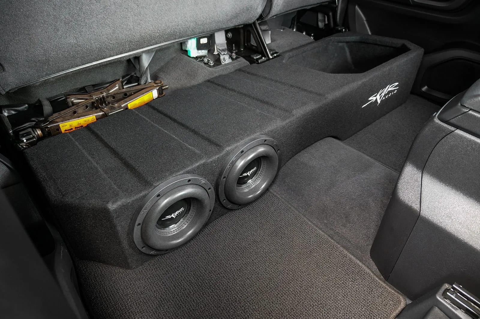 Dual 8" 2,400W Max Power Loaded Subwoofer Enclosure Compatible with 2005-2014 Nissan Titan Crew Cab Trucks #13