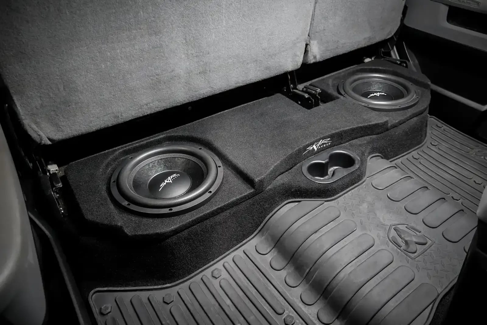 Dual 10" 2,400W Max Power Loaded Subwoofer Enclosure Compatible with 2002-2018 Dodge Ram Crew & Quad Cab Trucks #10