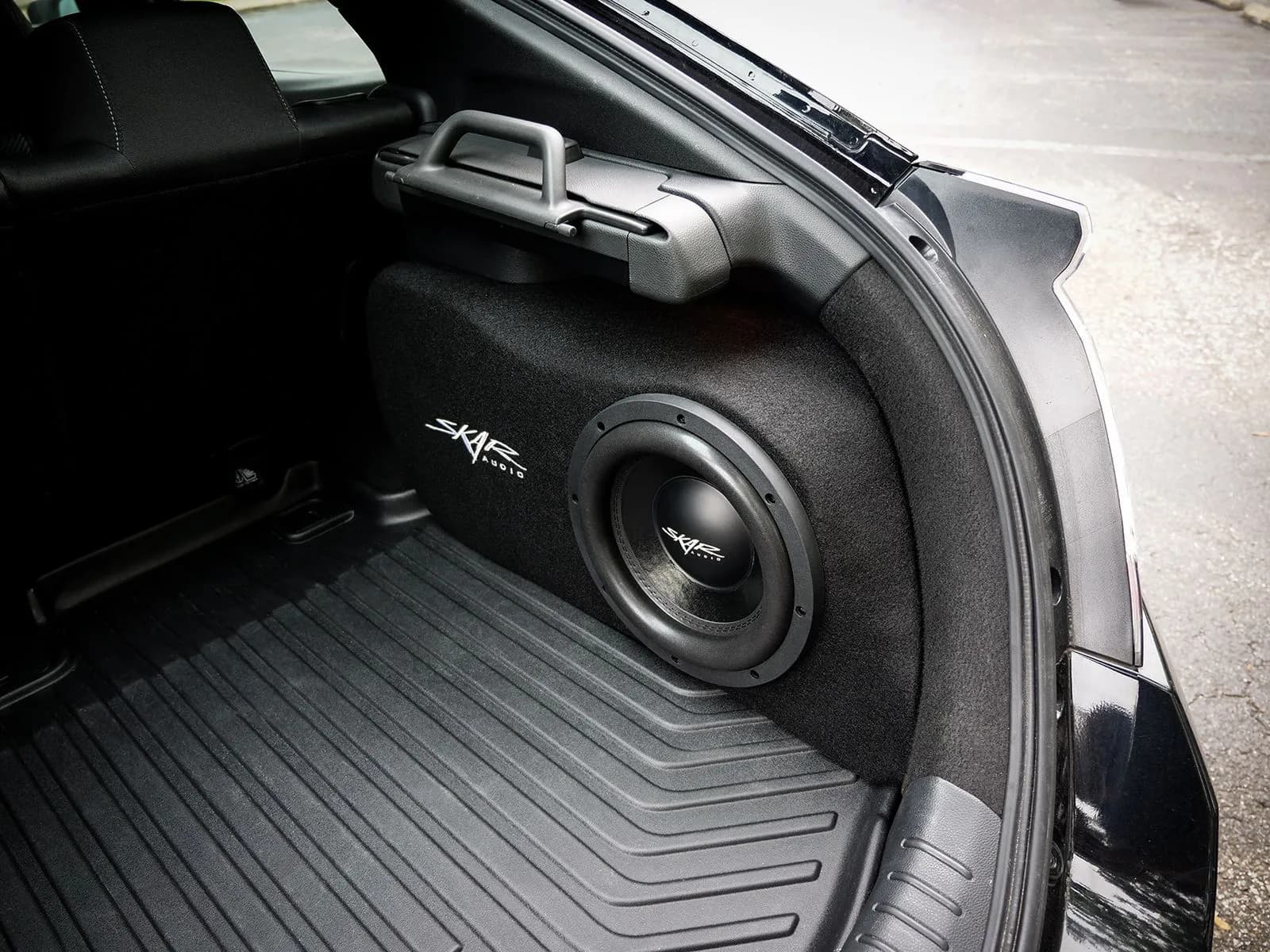 Featured Product Photo 9 for Single 10" 800W Max Power Loaded Subwoofer Enclosure Compatible with 2017-2021 Honda Civic Hatchback Sport Vehicles