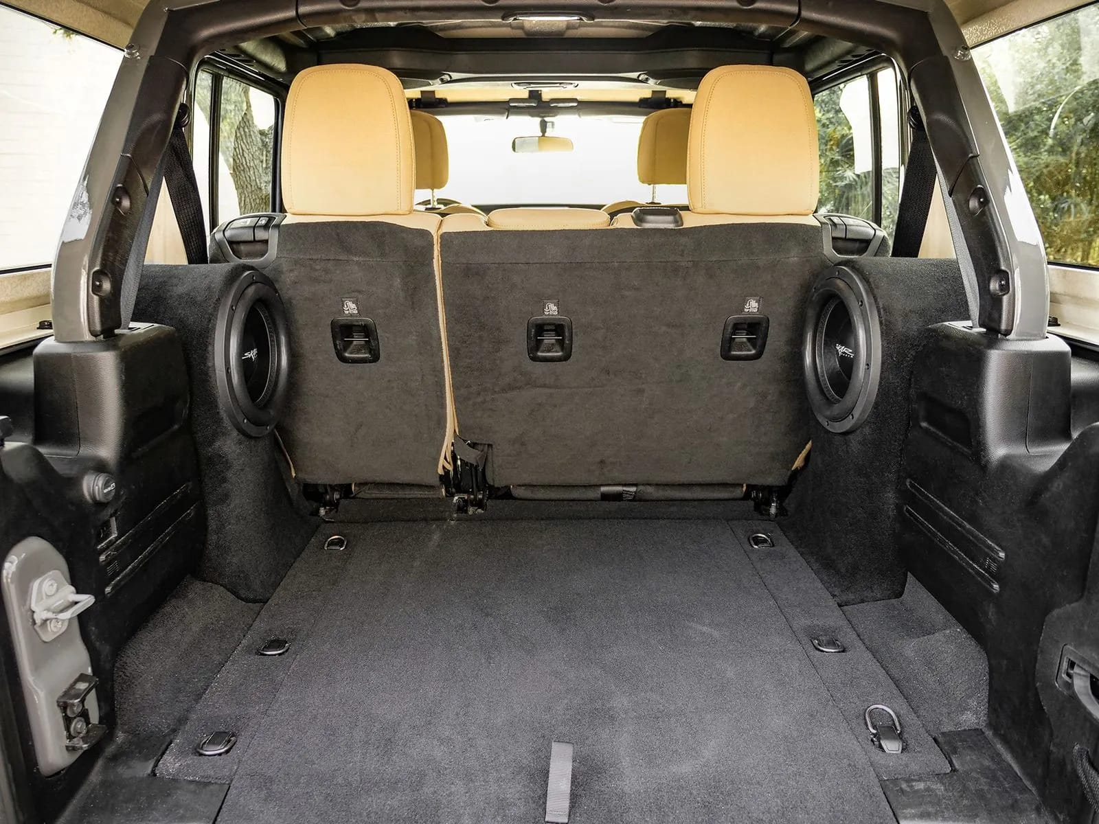 Single 10" 800W Max Power Loaded Subwoofer Enclosure Compatible with 2018-2025 Jeep Wrangler JL 4-Door Vehicles (Driver Side) #12
