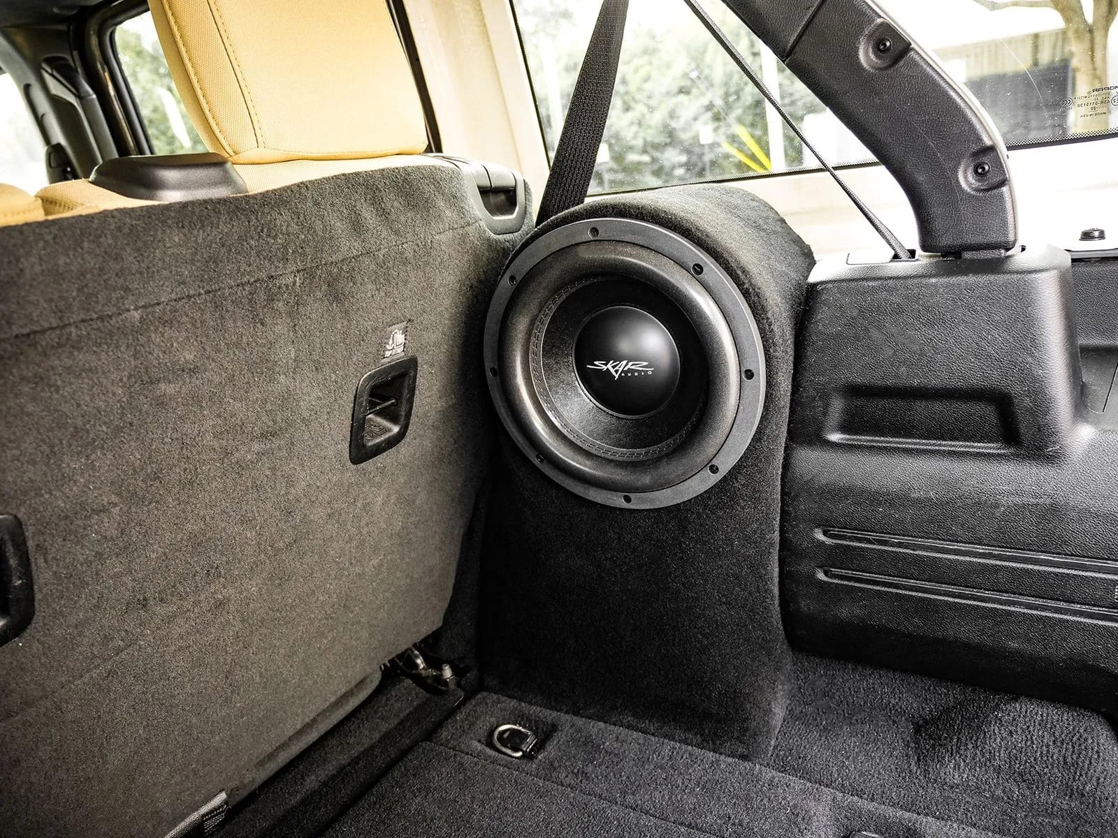 Single 10" 800W Max Power Loaded Subwoofer Enclosure Compatible with 2018-2025 Jeep Wrangler JL 4-Door Vehicles (Passenger Side) #11