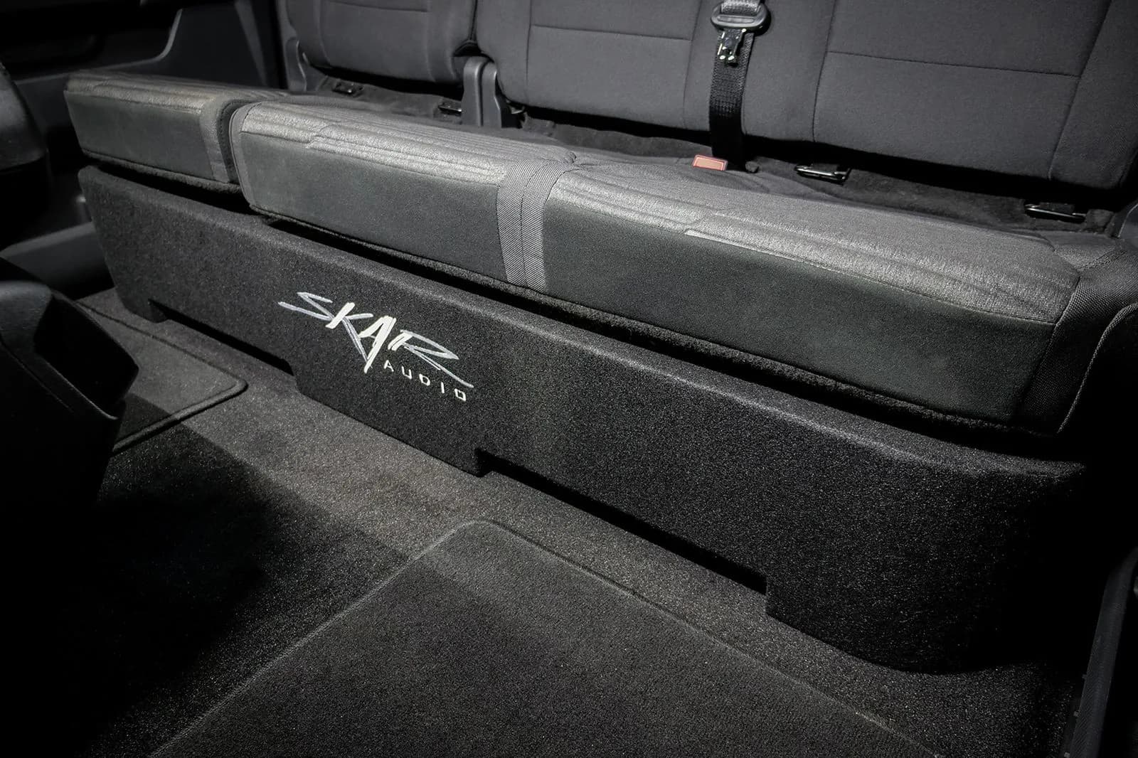 Featured Product Photo 7 for Dual 12" 1,600W Max Power Loaded Subwoofer Enclosure Compatible with 2015-2026 Ford F-150 Super Crew Cab Trucks