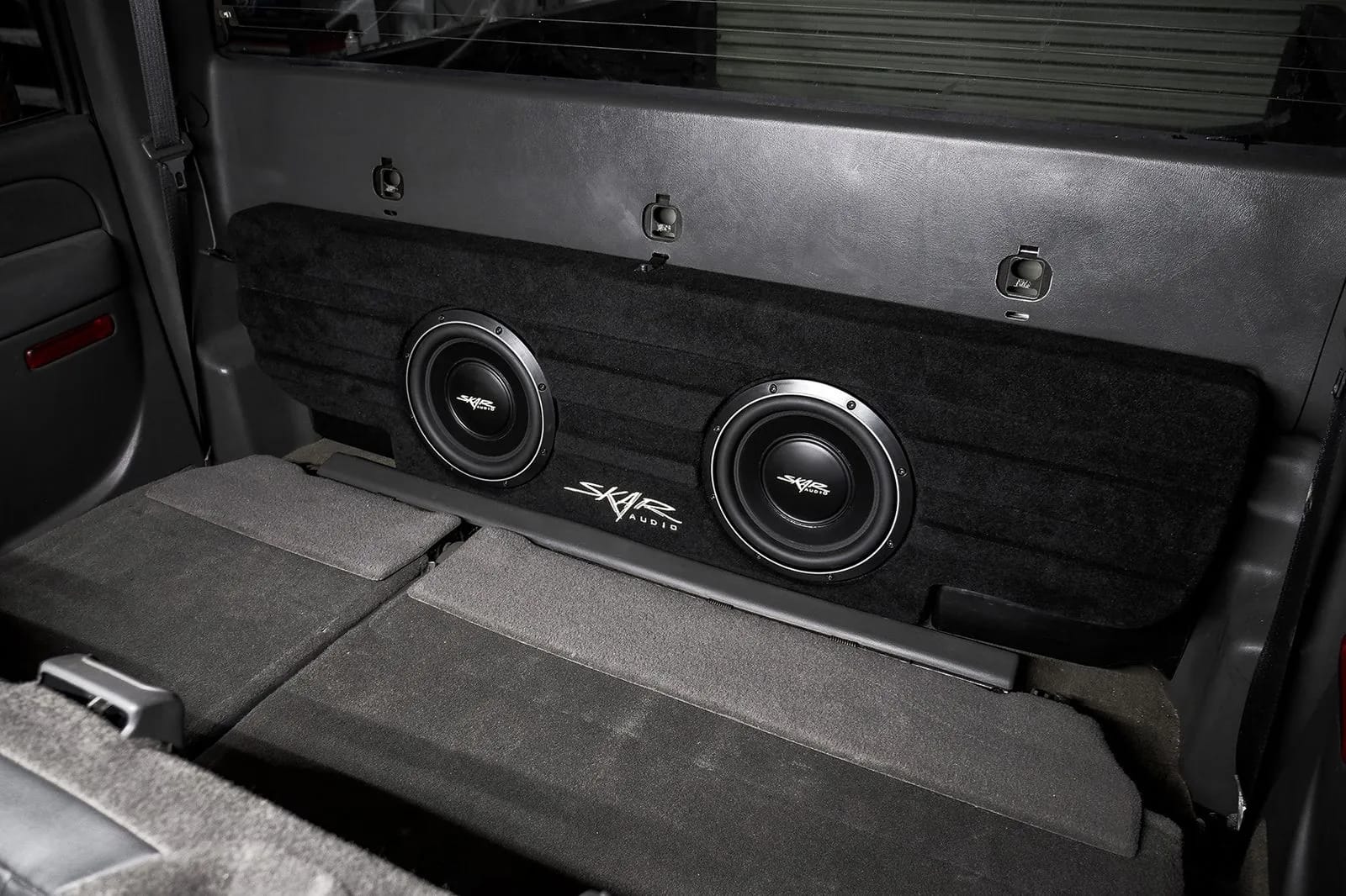 Dual 10" 2,000W Max Power Loaded Subwoofer Enclosure Compatible with 2001-2006 Chevy Silverado & GMC Sierra 1500 Non-HD Crew Cab Trucks #9