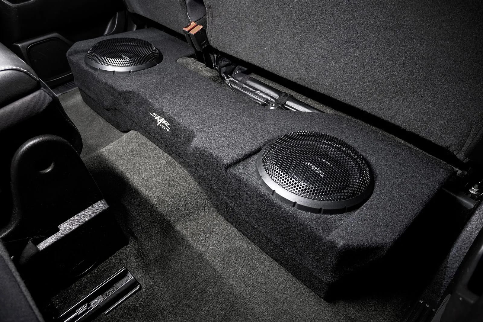 Dual 10" 2,000W Max Power Loaded Subwoofer Enclosure Compatible with 2014-2018 Chevy Silverado & GMC Sierra Double Cab Trucks #12