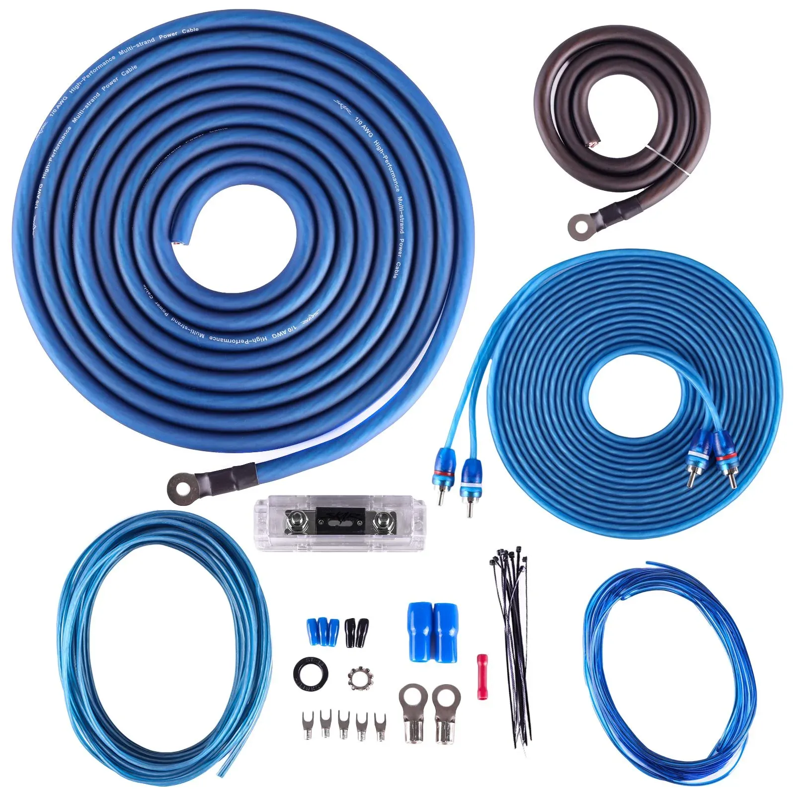 Dual 10" 4,000 Watt EVL Series Complete Subwoofer Package with Vented Enclosure and Amplifier #5