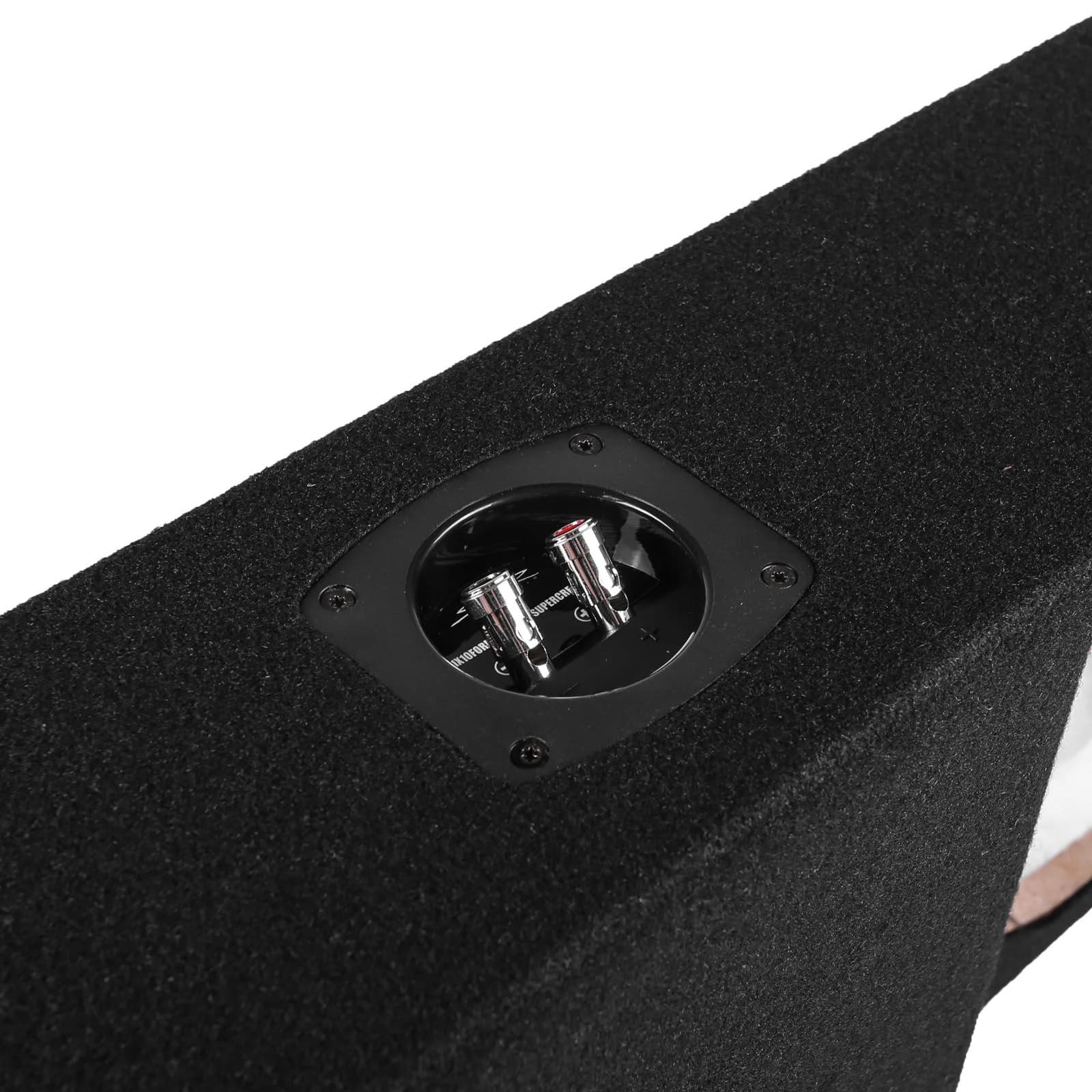 Featured Product Photo 5 for 2015-2026 Ford F-150 Super Crew Cab Compatible Single 10" Ported Subwoofer Enclosure