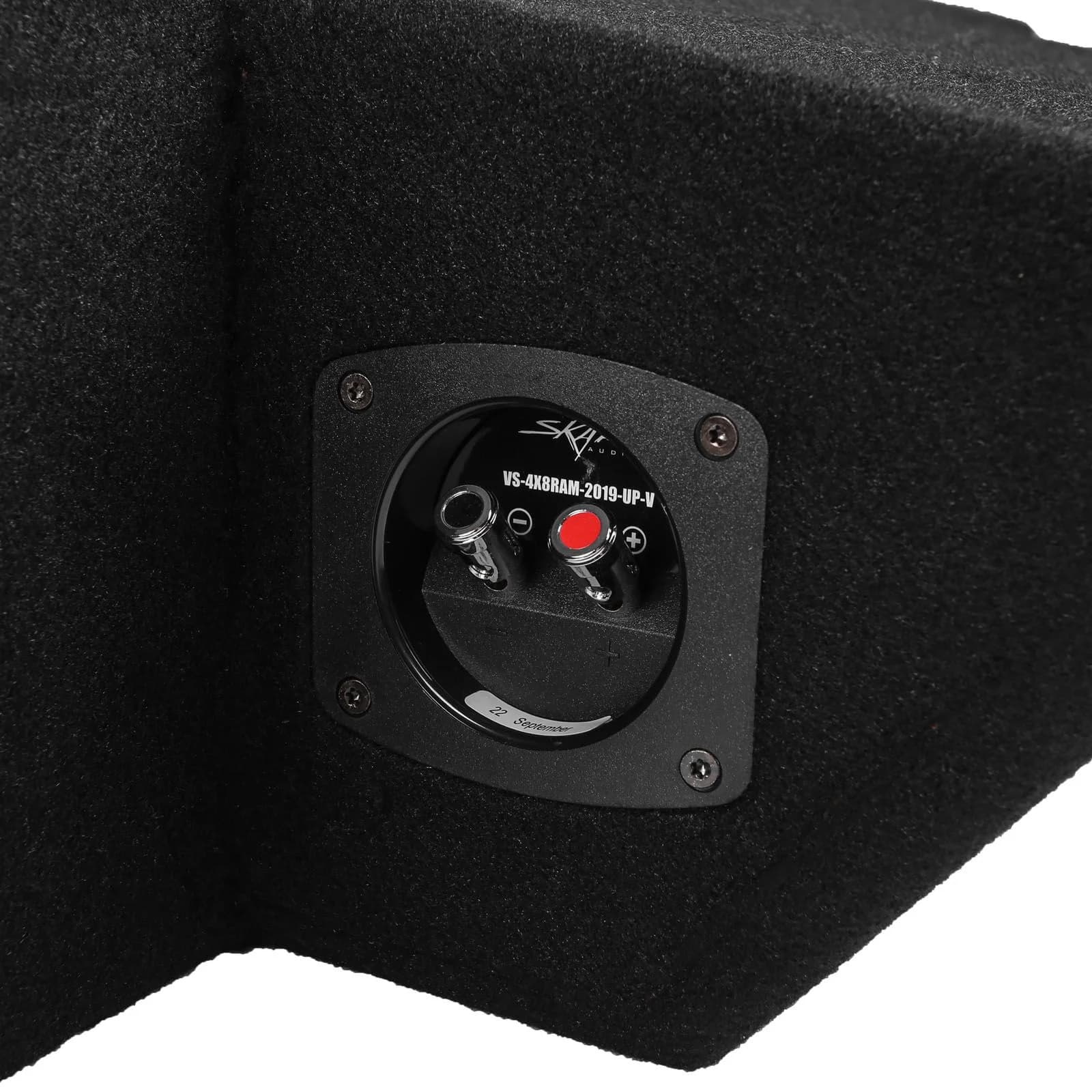 Featured Product Photo 6 for 2019-2025 Ram 1500 (5th Gen) Crew Cab Compatible Quad 8" Ported Subwoofer Enclosure