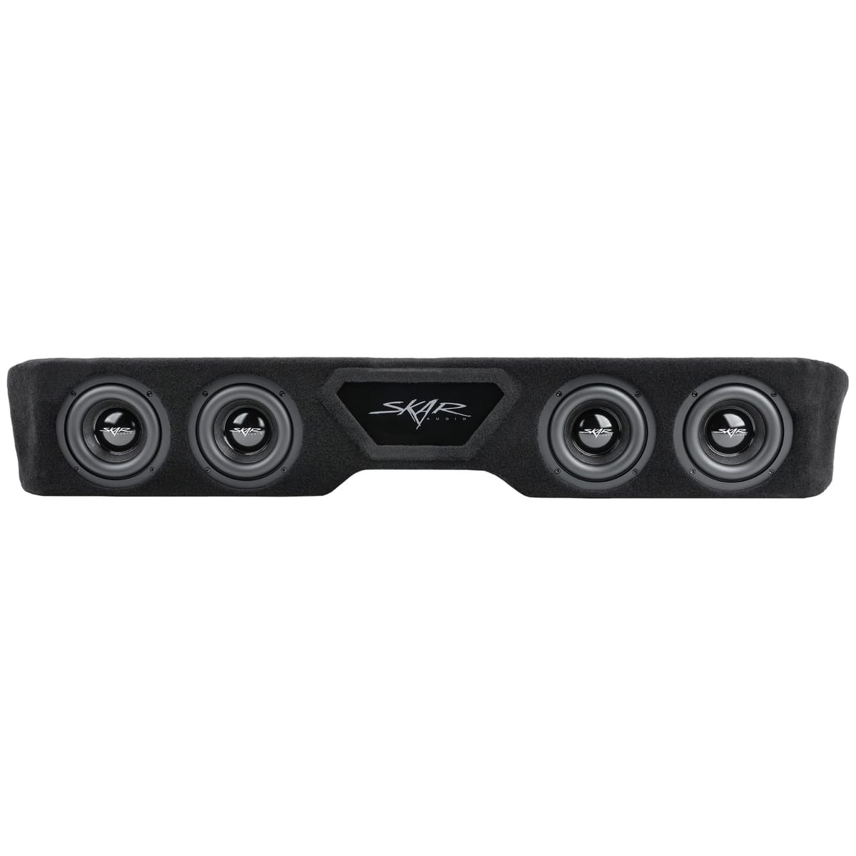 Quad 6.5" 1,600W Max Power Loaded Subwoofer Enclosure Compatible with 2005-2021 Nissan Frontier Crew Cab Trucks #2