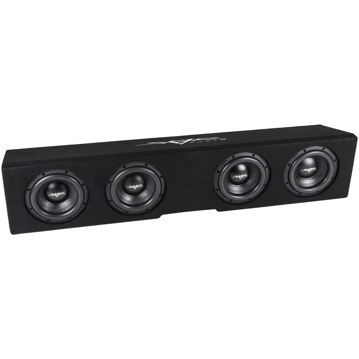 Quad 8" 3200W Max Power Loaded Ported Subwoofer Enclosure Compatible with 2019-2025 Chevy Silverado & GMC Sierra Crew Cab Trucks #1