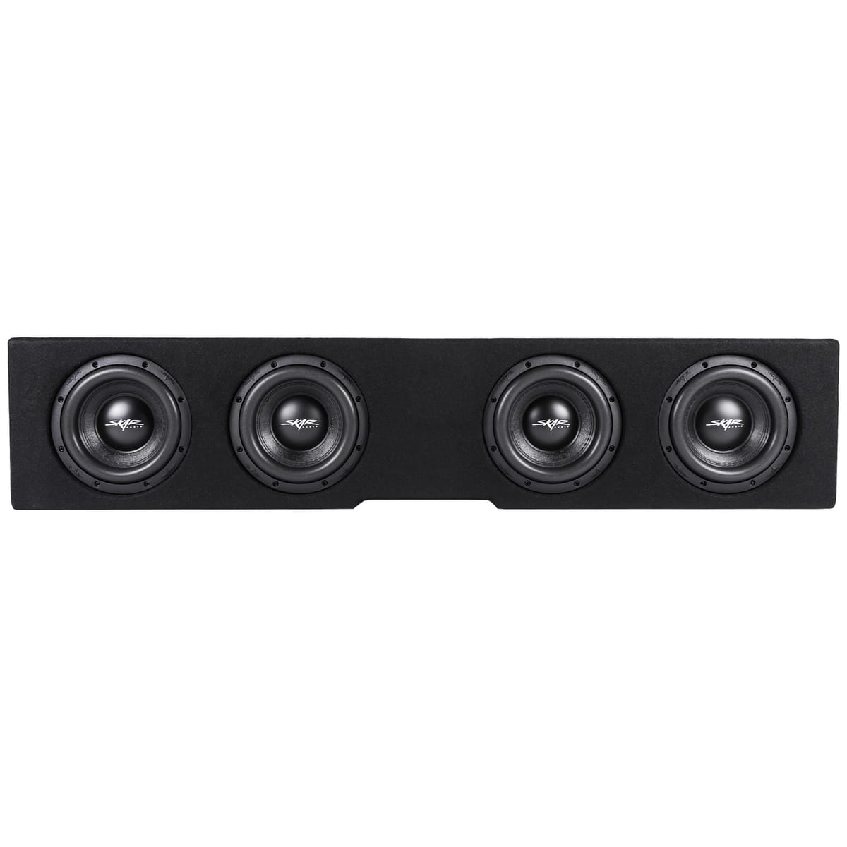 Quad 8" 3200W Max Power Loaded Ported Subwoofer Enclosure Compatible with 2019-2025 Chevy Silverado & GMC Sierra Crew Cab Trucks #3