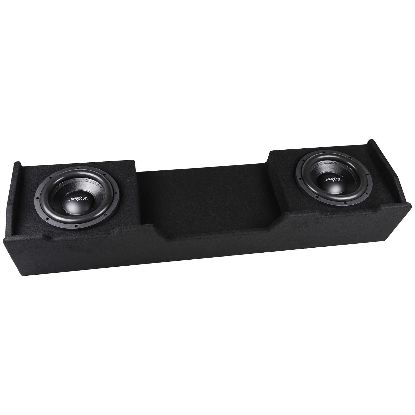 Dual 10" 1,600W Max Power Loaded Subwoofer Enclosure Compatible with 1999-2006 Chevrolet Silverado/GMC Sierra Extended Cab Trucks #1