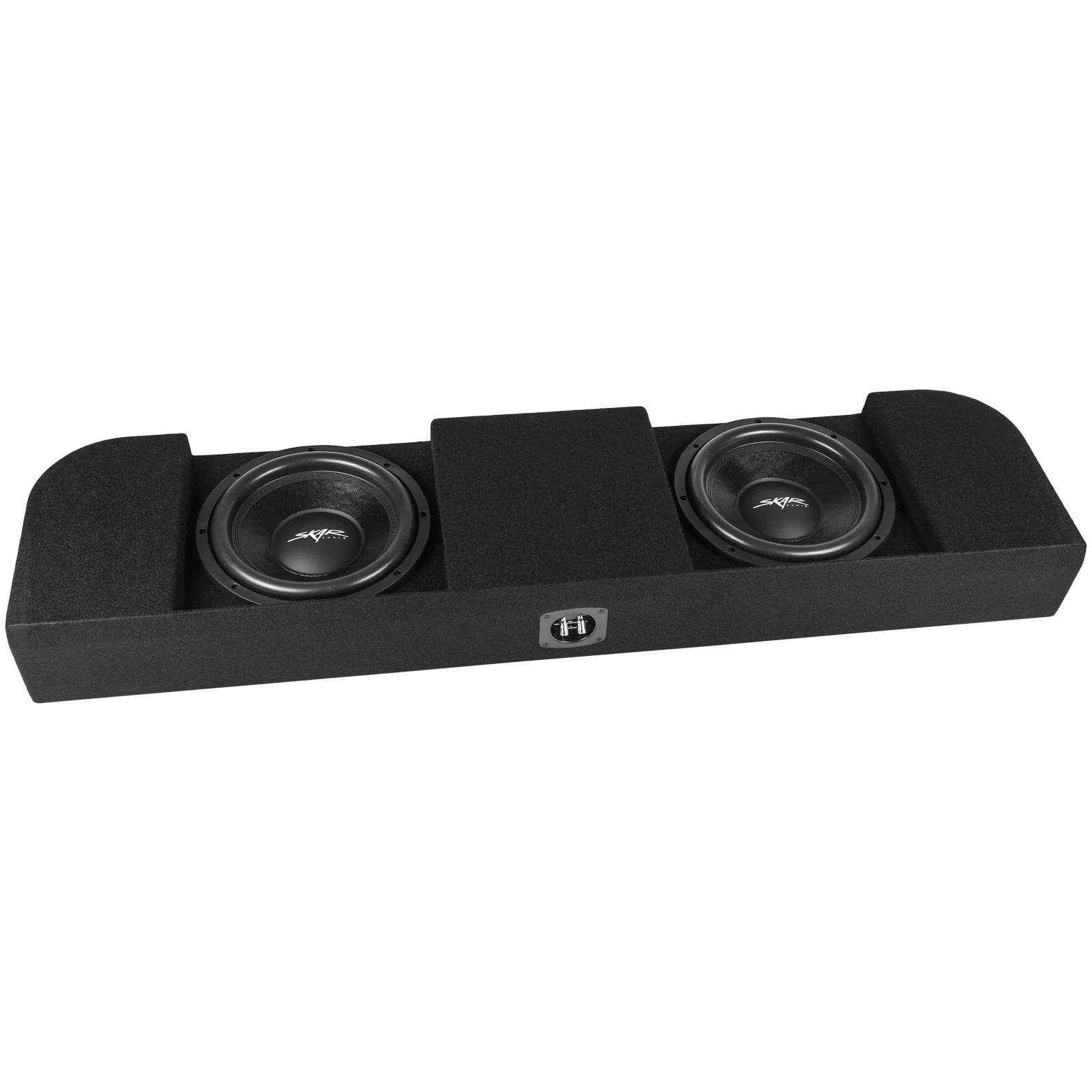 Dual 12" 1,600W Max Power Loaded Subwoofer Enclosure Compatible with 2015-2026 Ford F-150 Super Crew Cab Trucks #1