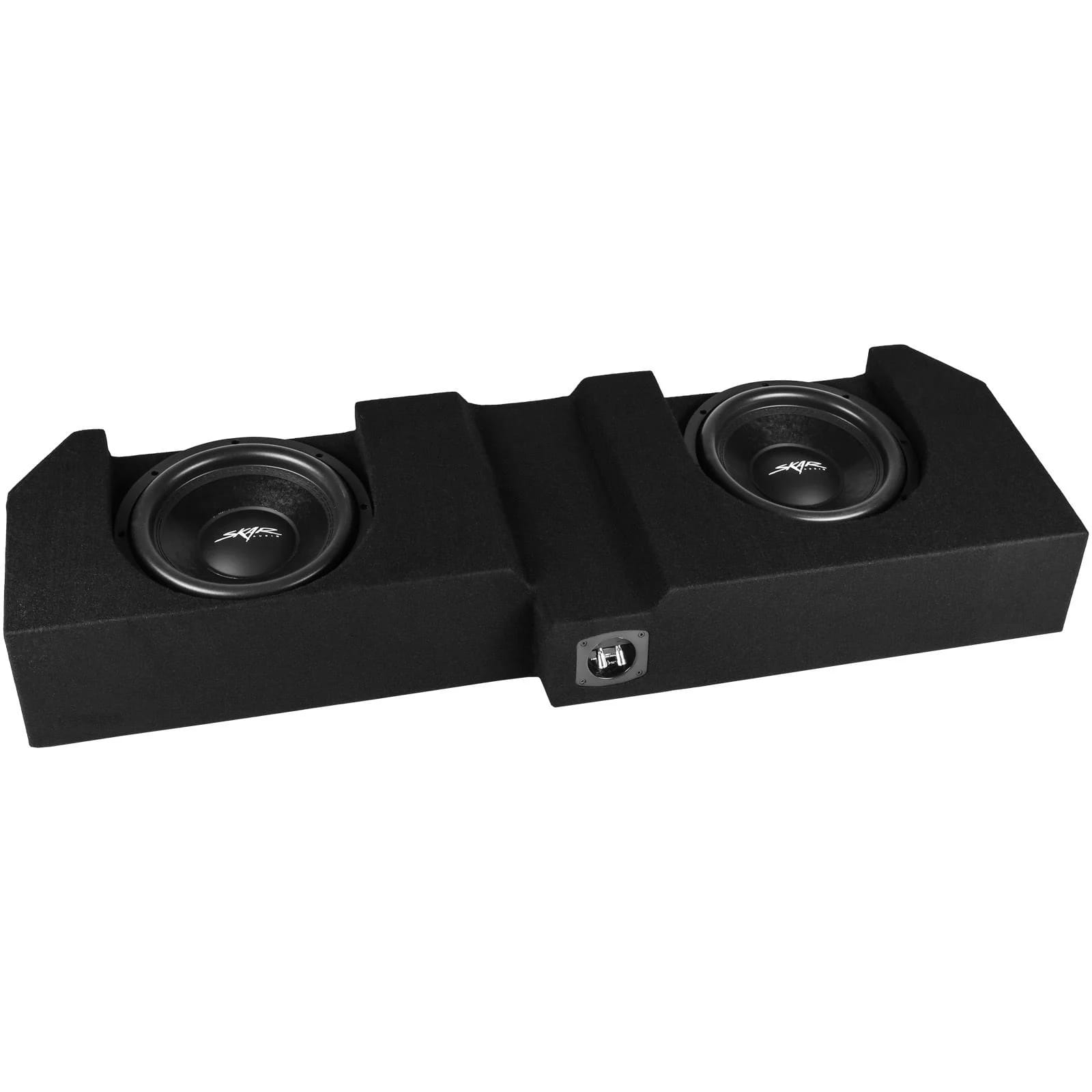 Dual 12" 1,600W Max Power Loaded Subwoofer Enclosure Compatible with 2019-2025 Chevrolet Silverado/GMC Sierra Crew Cab Trucks #1