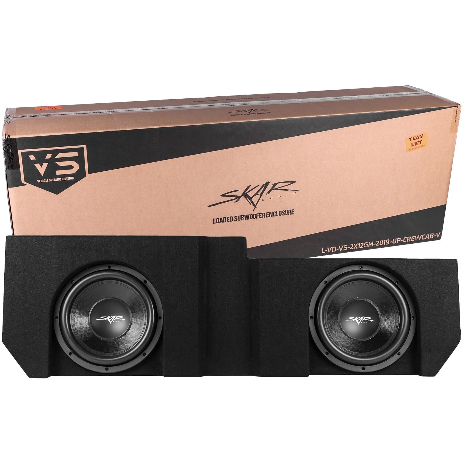Dual 12" 1,600W Max Power Loaded Subwoofer Enclosure Compatible with 2019-2025 Chevrolet Silverado/GMC Sierra Crew Cab Trucks #8