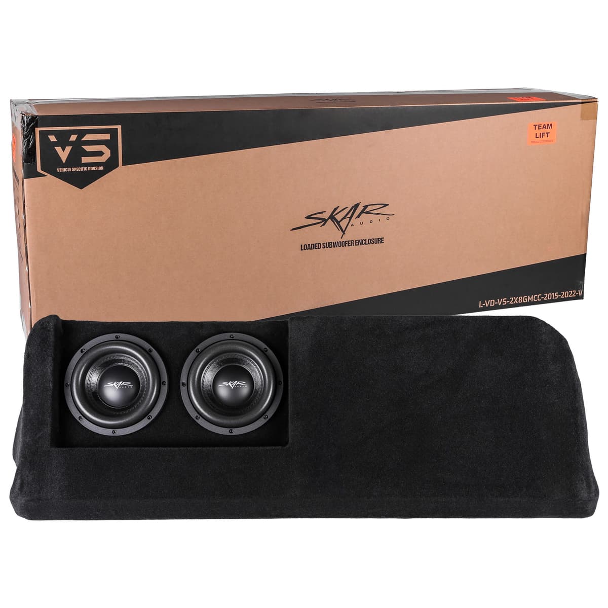 Featured Product Photo 7 for Dual 8" 1,200W Max Power Loaded Ported Subwoofer Enclosure Compatible with 2015-2026 Chevy Colorado/GMC Canyon Crew Cab Trucks