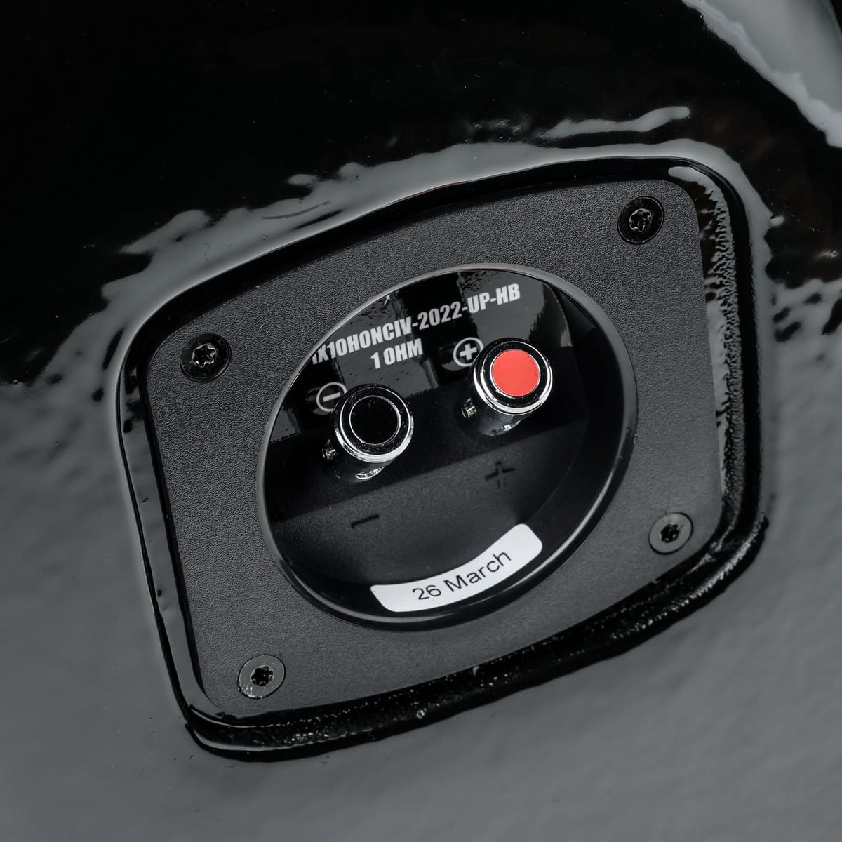 Single 10" 1,000W Max Power Loaded Subwoofer Enclosure Compatible with 2022-UP Honda Civic Hatchback Vehicles #8
