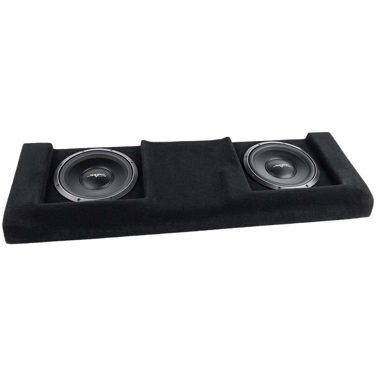 Dual 12" 2,000W Max Power Loaded Subwoofer Enclosure Compatible with 2007-2013 Chevrolet Silverado/GMC Sierra Crew Cab Trucks #1