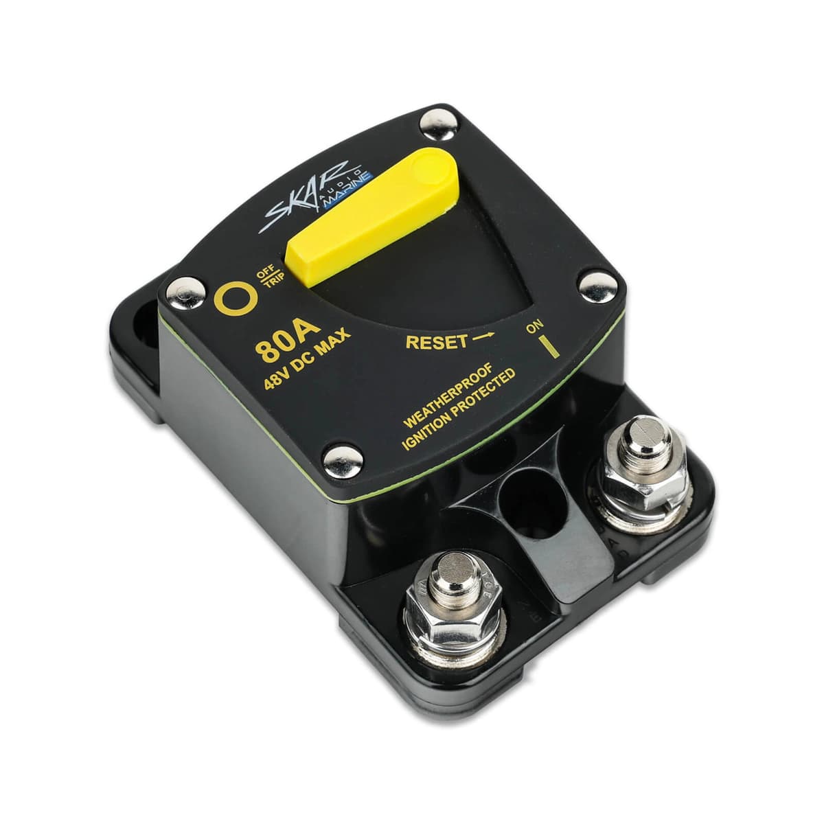 Featured Product Photo for SKMCBR80A | 80 Amp Marine Grade Circuit Breaker