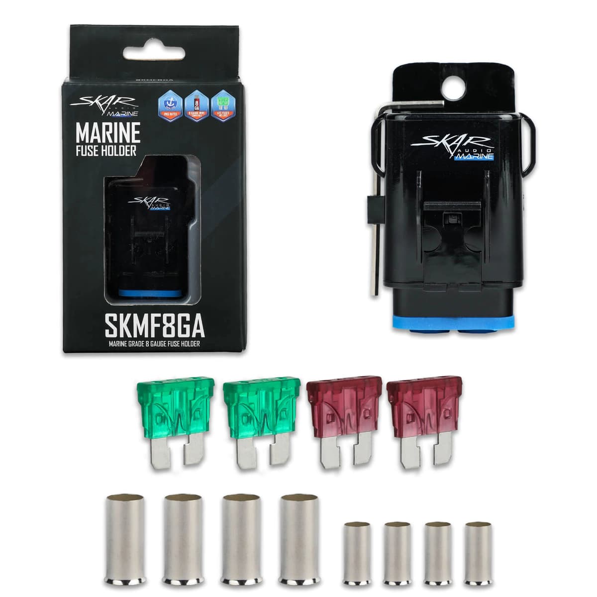 Featured Product Photo 1 for SKMF8GA | Marine Grade 8-Gauge Fuse Holder