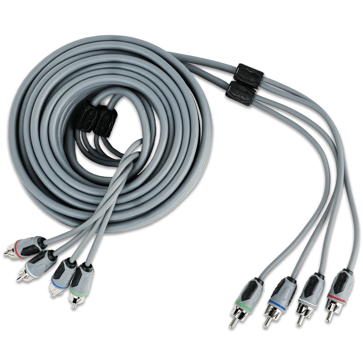 Featured Product Photo for SKM4CHRCA25 | 25 Ft 4-Channel Marine Grade RCA Interconnect Cable