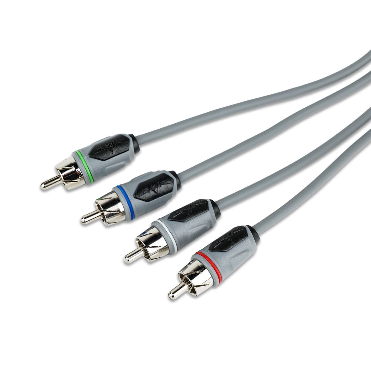 Featured Product Photo 3 for SKM4CHRCA25 | 25 Ft 4-Channel Marine Grade RCA Interconnect Cable