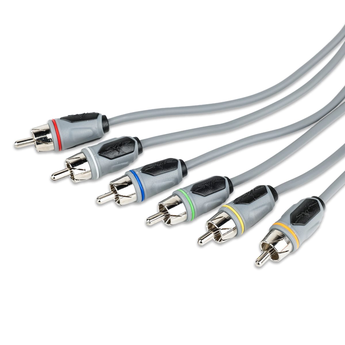SKM6CHRCA25 | 25 Ft 6-Channel Marine Grade RCA Interconnect Cable #4