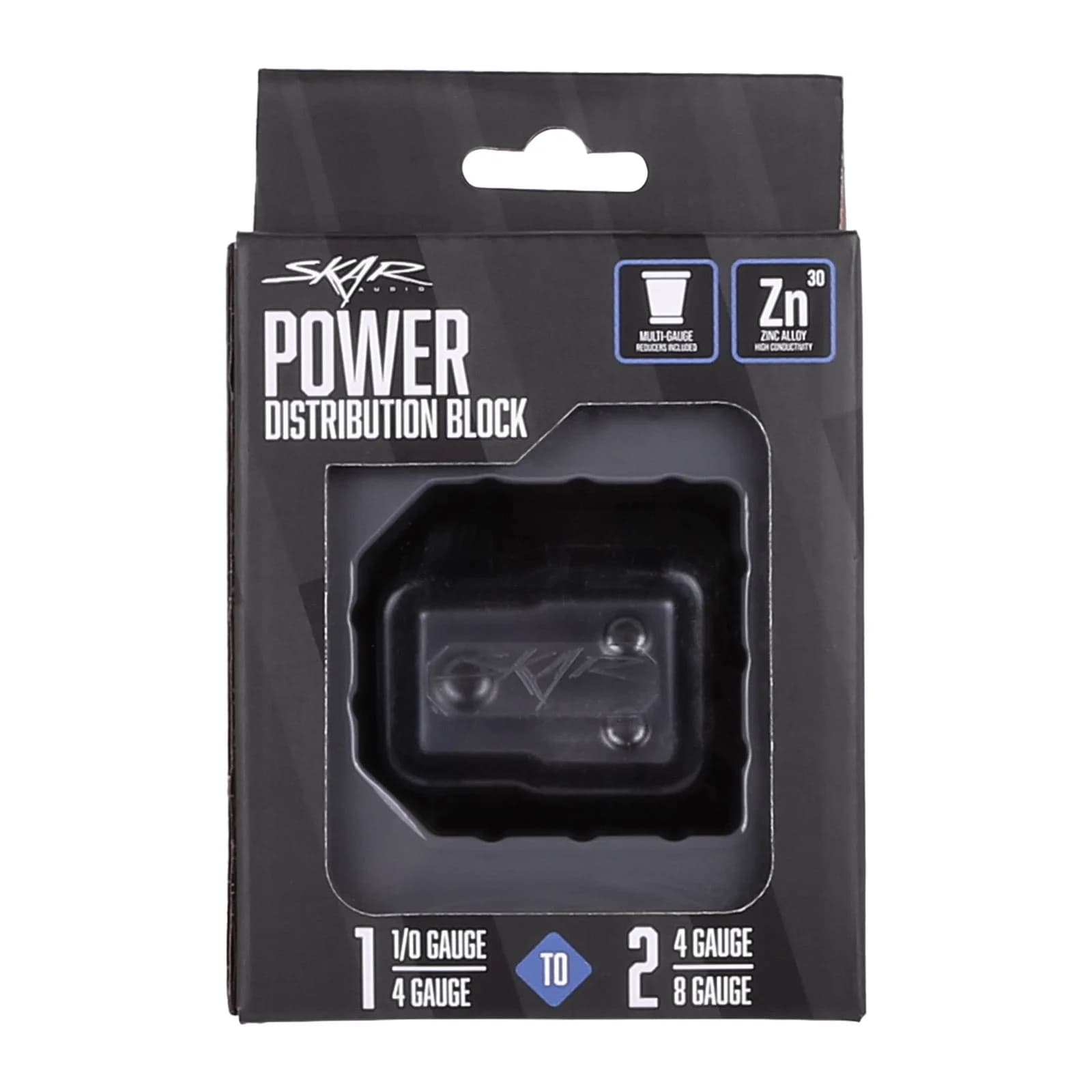 Featured Product Photo 8 for SK-DIST-BLK1 | Single 0/4 Gauge to Dual 4/8 Gauge Power Distribution Block