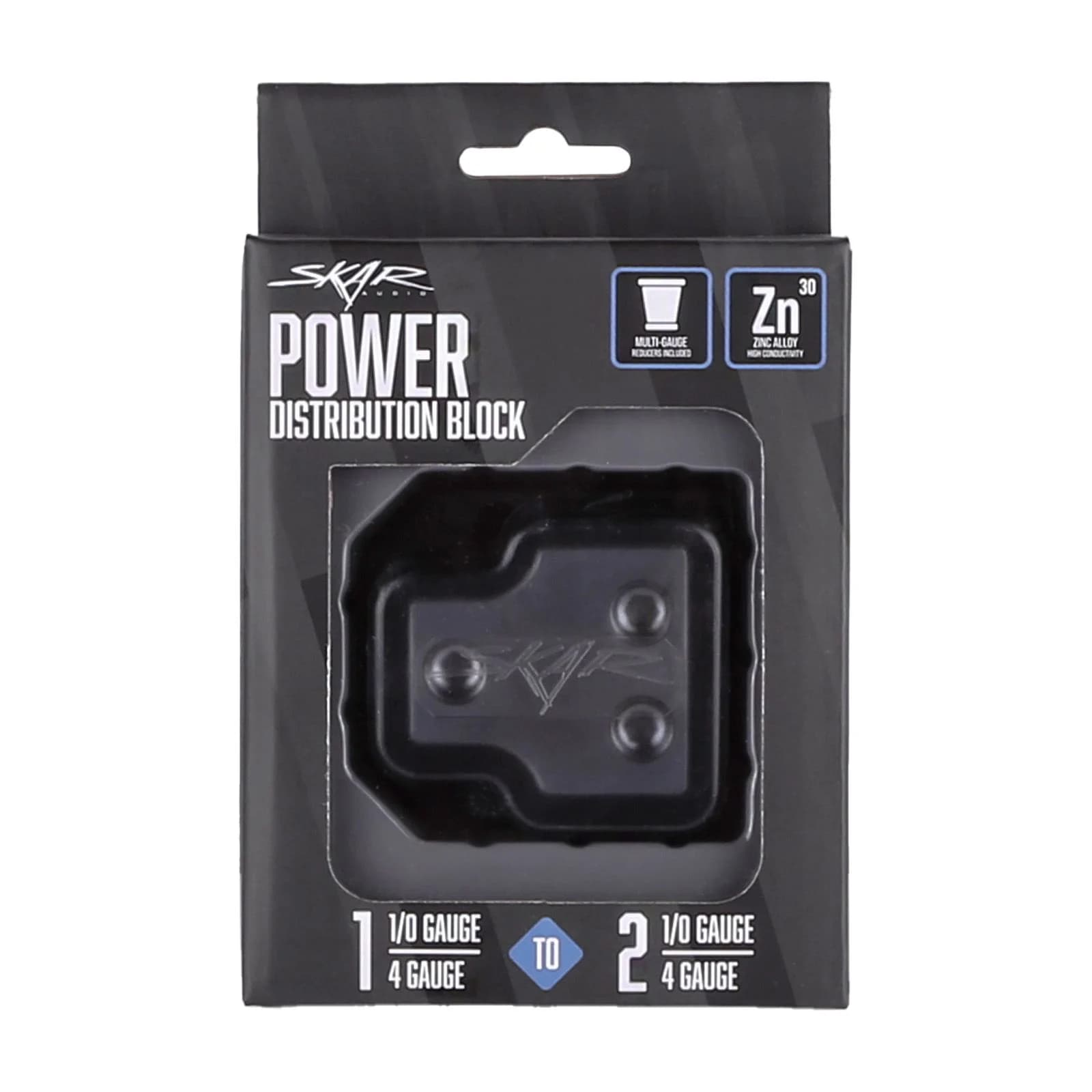 Featured Product Photo 8 for SK-DIST-BLK6 | Single 0/4 Gauge to Dual 0/4 Gauge Power Distribution Block