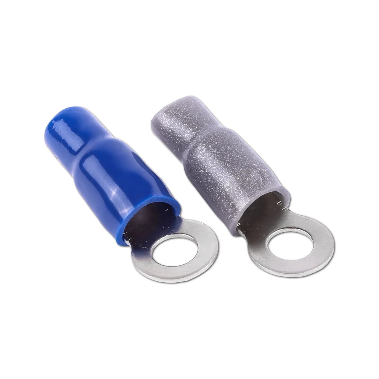 Featured Product Photo 1 for SKRING-TERM-4GA-10PK | 4 Gauge (5/16") Nickel Plated Premium Ring Terminals (10-Pack)