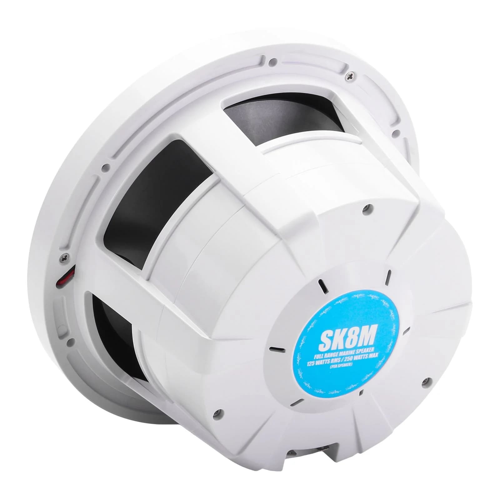 Featured Product Photo 4 for SK8M | Marine 8" Full Range 2-Way 500 Watt Speakers - White (Pair)